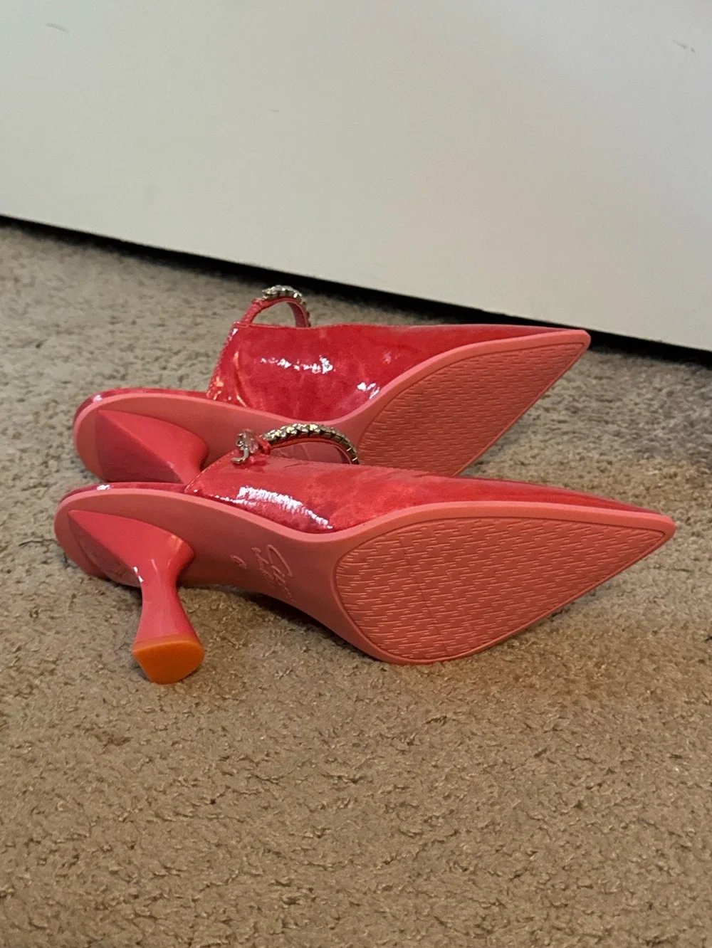 Cool Sam Eldeman Circus NY size 6.5 Monique Punk pink bling slip on shoes new